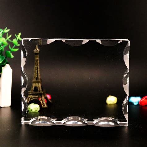 Wholesale K9 Clear 3d Blank Crystal Picture Photo Frame