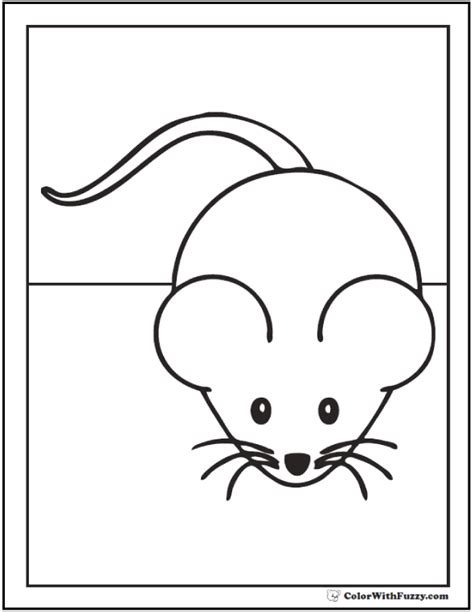 ralph  mouse coloring pages learny kids