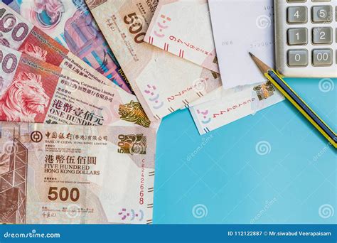 hong kong dollar editorial photography image  banknote