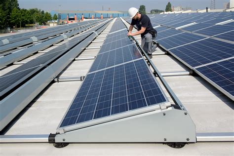 modular ballasted solar module mounting structure  rcc roof south