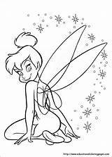 Tinkerbell Coloring Pages Sheets Printable sketch template