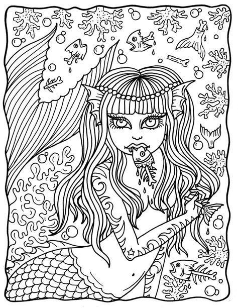 mermaid nightmares  downloadable printable digital etsy denmark