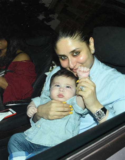 taimur ali khan steals the limelight on his night out with mom kareena kapoor khan at tusshar