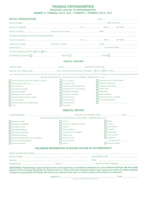 Initial Consultation Form Printable Pdf Download