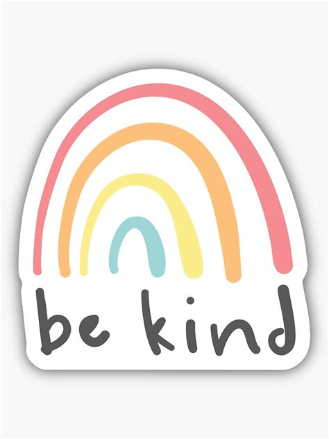 kind sticker  sale  marissasunde redbubble