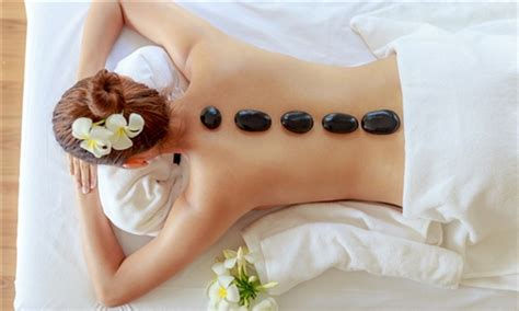 hyperli 60 minute full body hot stone massage for one or
