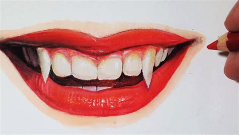 vampire lips drawing  paintingvalleycom explore collection