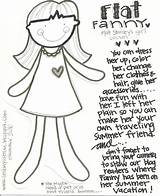 Flat Stanley Template Letter Coloring Pages Writing Challenge Summer Popular Where Find Coloringhome sketch template