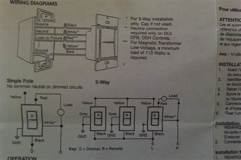 leviton   dimmer wiring diagram  rotary dimmer switch wiring page   qq