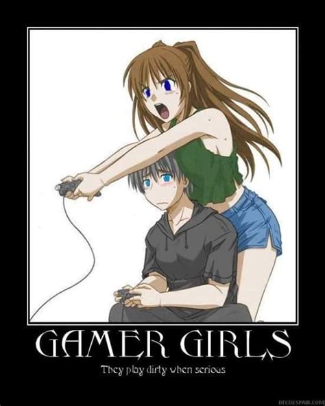 Gamers Couples Playing Video Games Gamer Girlfriend Anime