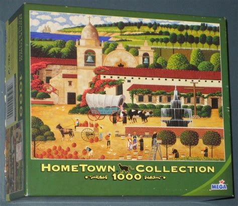 sold hometown collection 1000 piece jigsaw puzzle lot of