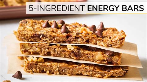 Energy Bars Easy Healthy 5 Ingredient Recipe Wecookin