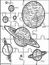 Printable Puzzles Jigsaw Science Crafts Cut Kids Space Coloring Pages Choose Board sketch template