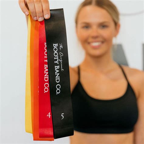 Booty Bands Resistance Pack Resistance Bands Set Of 5 Booty Band Co