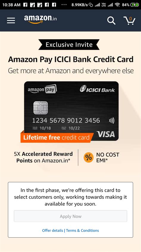 page     apply  amazon pay icici credit card    amazon