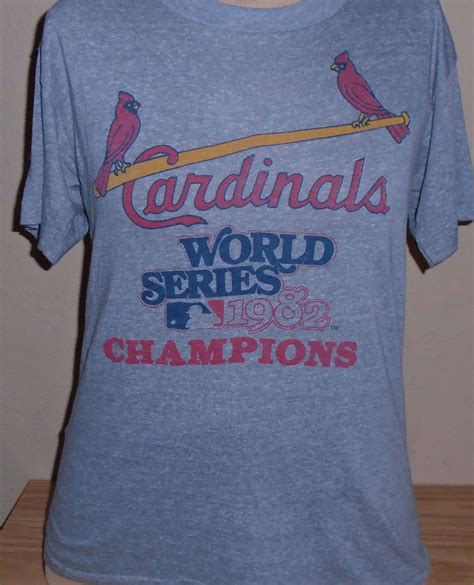 Vintage 1982 St Louis Cardinals World Series T Shirt Medium By