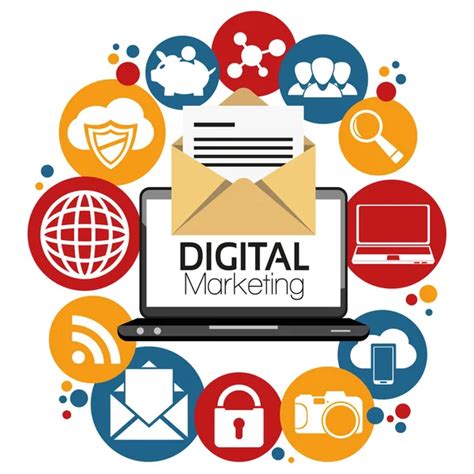 digital marketing stock vectors royalty  digital marketing