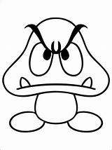 Bros Colorare Gumba Ausmalbilder Malvorlagen Ausdrucken Ausmalen Zeichnen Luigi Nintendo Pilz Kleurprentje Yoshi Fazendo Kart Goomba Bowser Jungs Besuchen Gratis360 sketch template