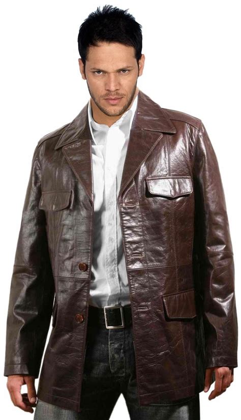 buy mens polished leather coats  mens leather coats leather coat leather men
