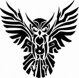 Tribal Owl Tattoo Beautiful sketch template