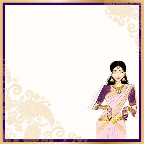 henna blank mehndi invitation card template modern mehndi wedding