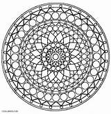 Kaleidoscope Coloring Pages Adults Getdrawings sketch template