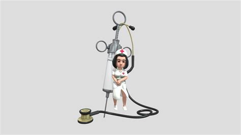 nurse 3d models sketchfab
