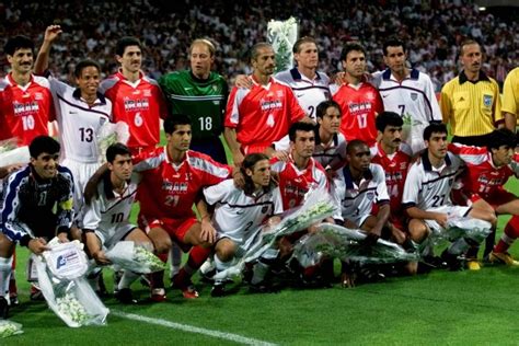 iran  usa soccer teams pose  pre match   historyporn