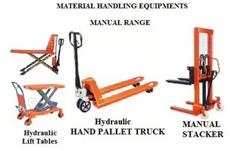 material handling equipment manual range   price  rajkot