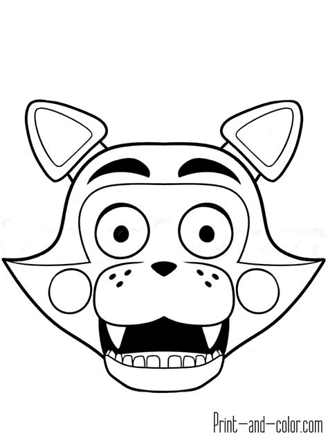 nights  freddys coloring pages print  colorcom