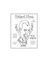 Coloring Nixon Pages Richard sketch template