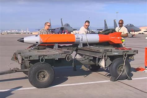 air force advances testing   nuclear gravity bomb general