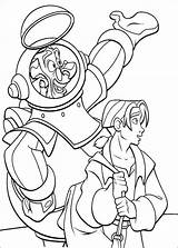 Treasure Planet Pages Coloring Coloringpages1001 sketch template