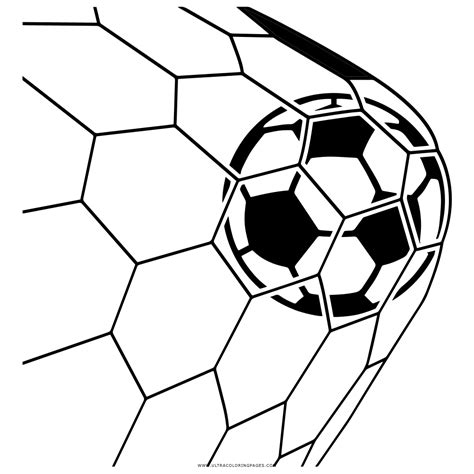 soccer goal coloring page  getdrawings