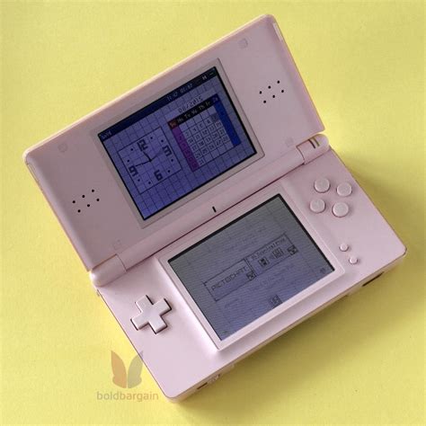 Nintendo Ds Lite Pink Portable Game Console Wifi Sellers Warranty