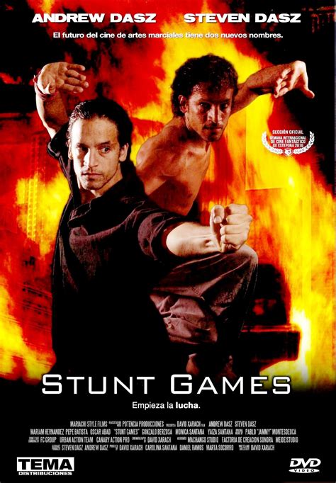 stunt games dvd poster stunts poster  game