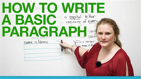 write  basic paragraph
