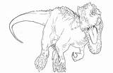 Jurassic Indominus Lego Dinosaur Jw Ausdrucken Getdrawings sketch template