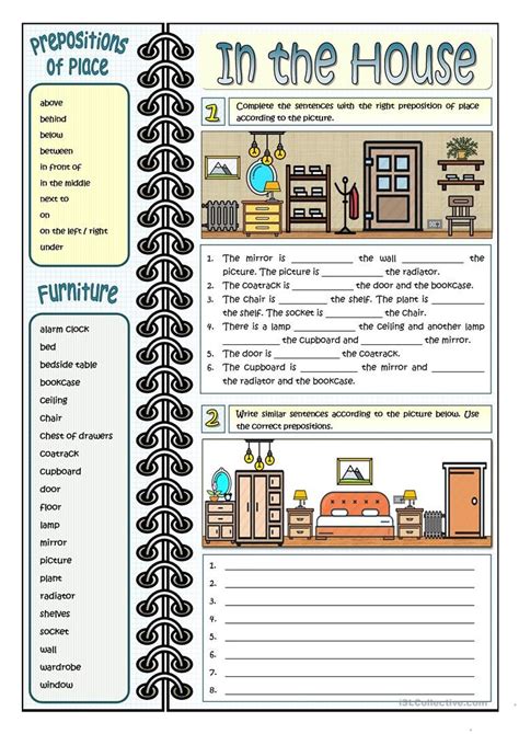 preposition worksheets middle school worksheet  home