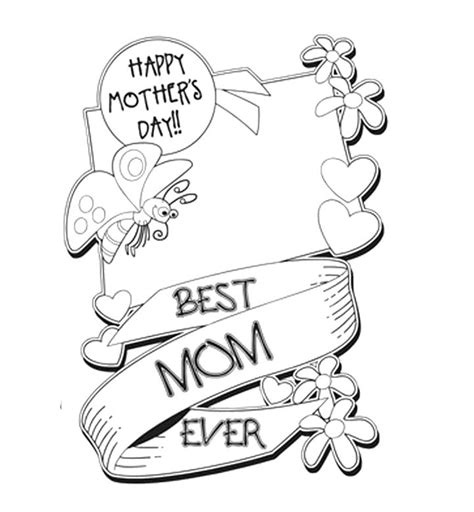 mothers day coloring sheets printable  kids mothers day coloring
