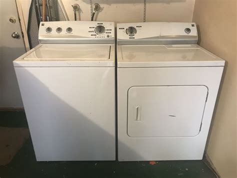 Kenmore 3 8 Cu Ft Top Load Washer And 7 0 Cu Ft