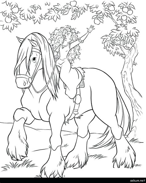 christmas horse coloring page youngandtaecom   horse