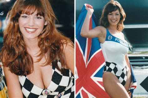 kelly brook in f1 grand prix silverstone throwback pictures as grid