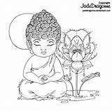 Buddha Drawing Little Deviantart Jadedragonne Lineart Line Coloring Pages Face Buddhist Getdrawings Outline Jade Book Choose Board sketch template