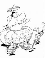 Oggy Cockroaches Coloring Pages Getcolorings Print sketch template