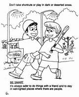 Safety Coloring Summer Pages Getdrawings sketch template
