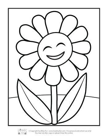 flower coloring pages  kids  images flower coloring pages