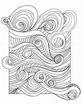 Coloring Pages Colouring Waves Ocean Grown Wave Wind Drawing Color Tsunami Sheet Rushing Adults Printable Sheets Grownup Books Getcolorings Water sketch template