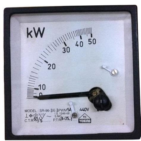 analog wattmeter polytechnic hub