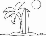 Surfboard Clipart Surf Surfing Tropical Clip Board Coloring Surfboards Cliparts Pages Hawaiian Theme Beach Library Clipartix Choose Surfer Related sketch template